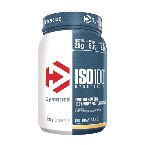 Dymatize ISO100 Hydrolyzed (932 g, Pastel de Cumpleaños)