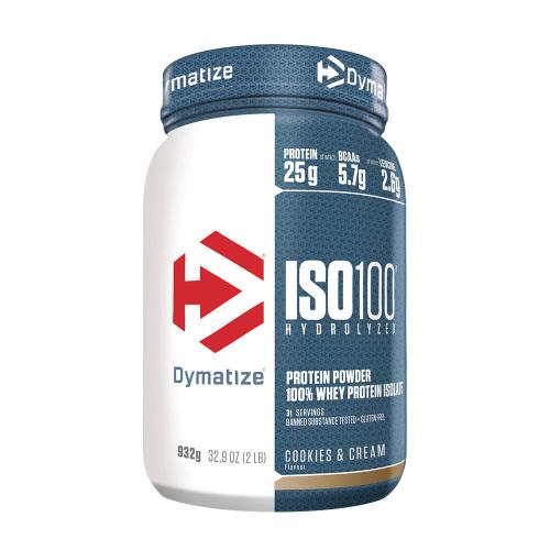 Dymatize ISO100 Hydrolyzed (932 g, Galleta de Chocolate y Crema)