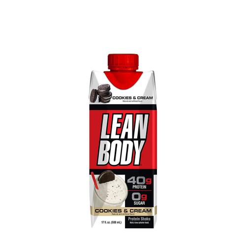 Labrada Lean Body Ready-to-Drink Protein Shake (500 ml, Galleta de Chocolate y Crema)