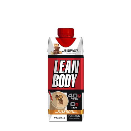 Labrada Lean Body Ready-to-Drink Protein Shake (500 ml, Mantequilla de Maní con Chocolate)