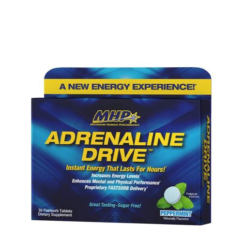 MHP Adrenaline Drive: Fast Acting Energy Mint (30 Tableta, Menta)