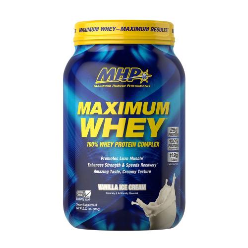 MHP Maximum Whey - 100% Whey Protein (915 g, Helado de Vainilla)