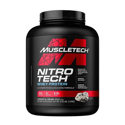 MuscleTech Nitro-Tech™ (1.81 kg, Galleta de Chocolate y Crema)