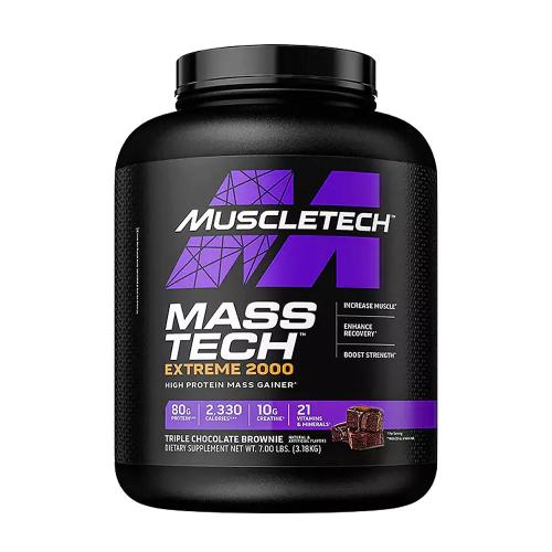 MuscleTech Mass-Tech Extreme 2000 (3.17 kg, Brownie Triple de Chocolate)