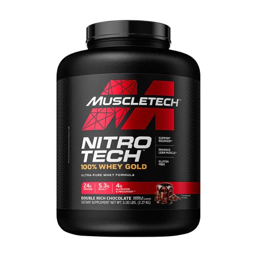 MuscleTech Nitro-Tech 100% Whey Gold (2,27 kg, Doble Chocolate)