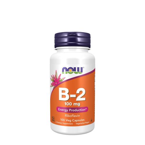 Now Foods Vitamin B-2 (Riboflavin) 100mg (100 Cápsula)