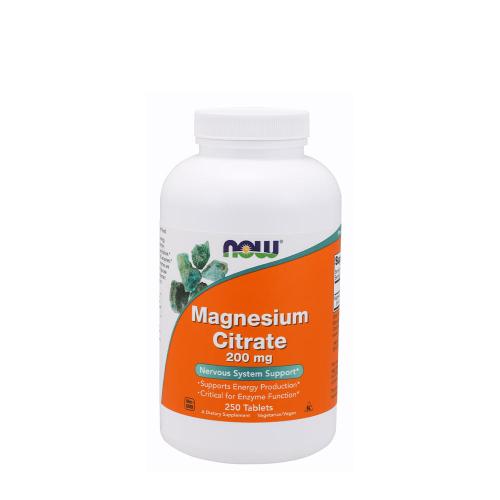 Now Foods Magnesium Citrate 200 mg (250 Tableta)