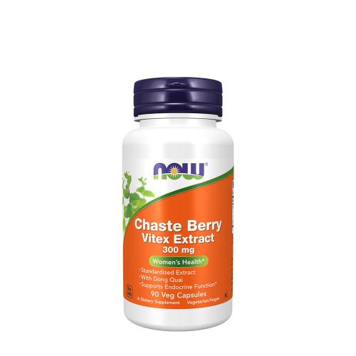 Now Foods Chaste Berry Vitex Extract 300 mg (90 Veg Cápsula)