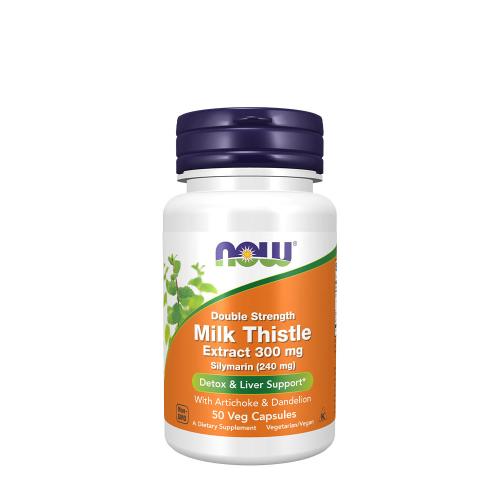 Now Foods Milk Thistle Extract, Double Strength 300 mg (50 Veg Cápsula)