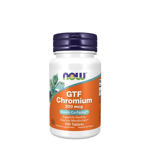 Now Foods GTF Chromium 200 mcg Yeast Free (100 Tableta)