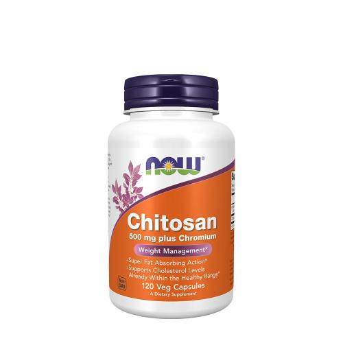 Now Foods Chitosan 500 mg with Chromium (120 Cápsula)