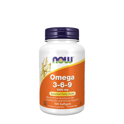 Now Foods Omega 3-6-9 1000 mg (100 Cápsula blanda)