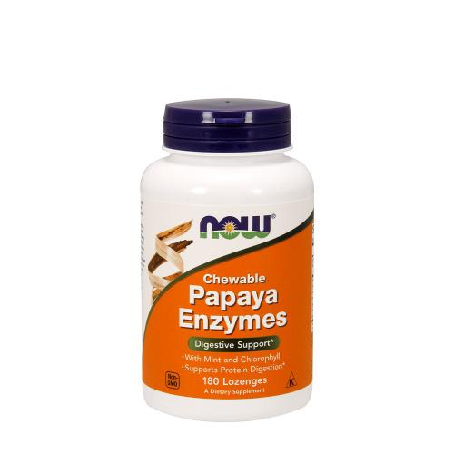 Now Foods Papaya Enzyme (180 Tableta para chupar)