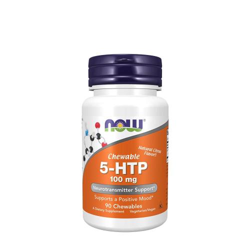 Now Foods 5-HTP 100 mg chewable (90 Tableta masticable)