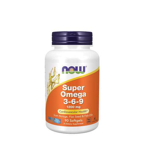 Now Foods Super Omega 3-6-9 1200 mg (90 Cápsula blanda)