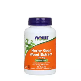 Now Foods Horny Goat Weed Extract 750 mg (90 Tableta)