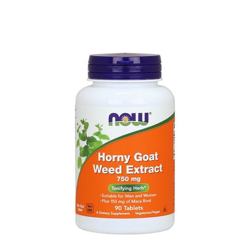 Now Foods Horny Goat Weed Extract 750 mg (90 Tableta)