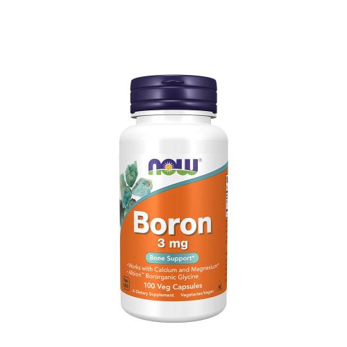 Now Foods Boron 3 mg (100 Cápsula)