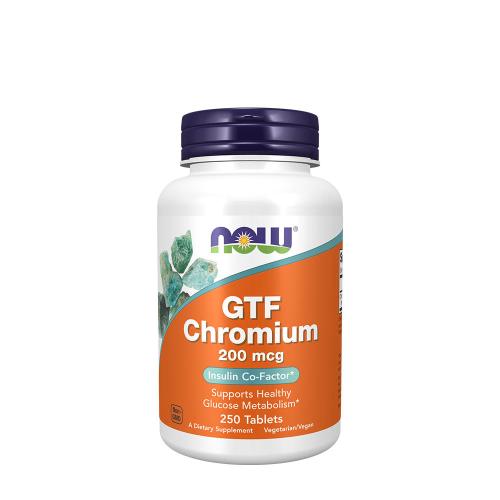 Now Foods GTF Chromium 200 mcg Yeast Free (250 Tableta)