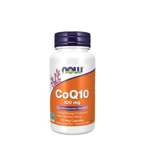 Now Foods CoQ10 100 mg with Hawthorn Berry Vegetarian (90 Veg Cápsula)