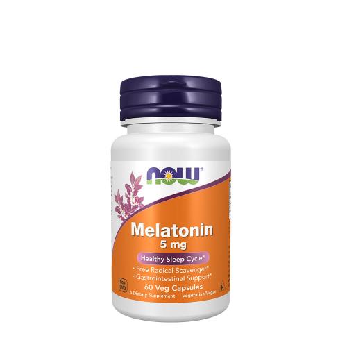 Now Foods Melatonin 5 mg (60 Veg Cápsula)
