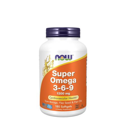 Now Foods Super Omega 3-6-9 1200 mg (180 Cápsula blanda)