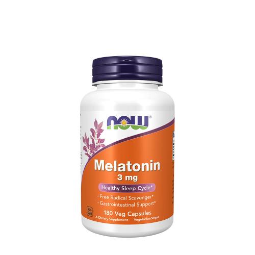 Now Foods Melatonin 3 mg (180 Cápsula)