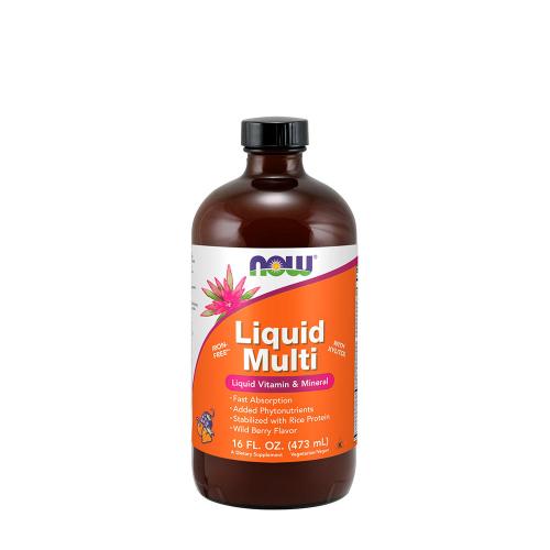 Now Foods Liquid Multi (473 ml, Frutas del Bosque)