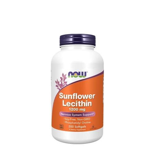 Now Foods Sunflower Lecithin 1200MG (200 Cápsula blanda)