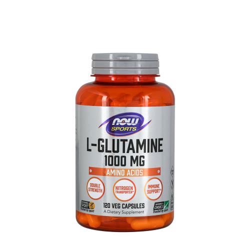 Now Foods L-Glutamine, Double Strength 1000 mg (120 Veg Cápsula)