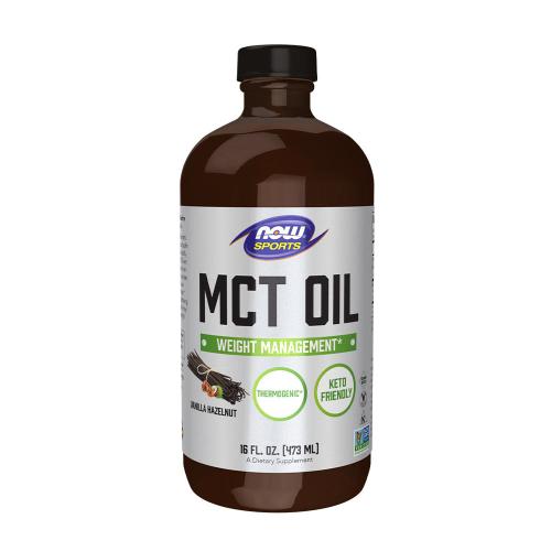 Now Foods MCT Oil (473 ml, Vainilla con Avellana)