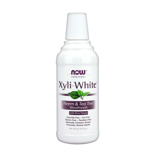 Now Foods XyliWhite Refreshmint Mouthwash (473 ml, Neem y Árbol de Té)