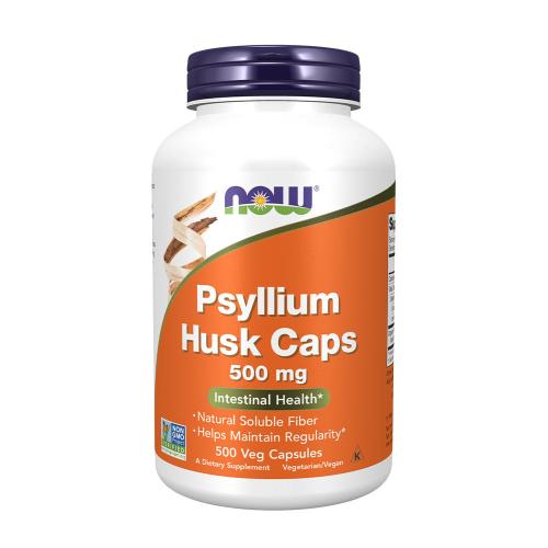 Now Foods Psyllium Husk 500 mg (500 Veg Cápsula)