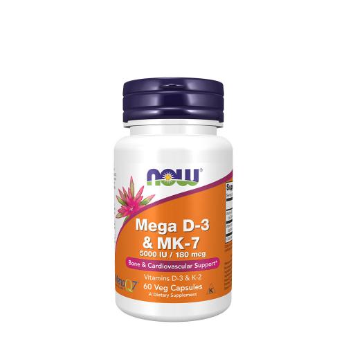 Now Foods Mega D-3 & MK-7  (60 Veg Cápsula)