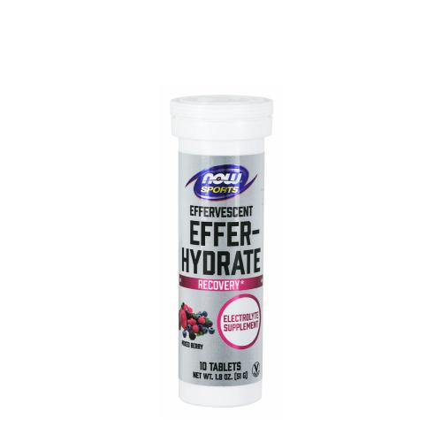 Now Foods Effer-Hydrate Effervescent (10 Tableta efervescente, Mezcla de Frutas del Bosque)