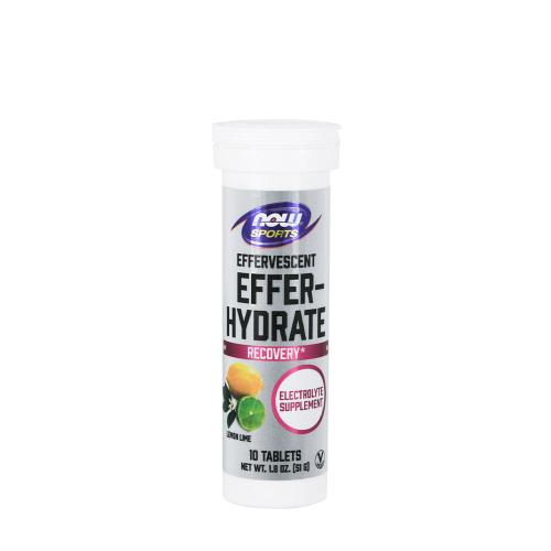 Now Foods Effer-Hydrate Effervescent (10 Tableta efervescente, Naranja Fresa)