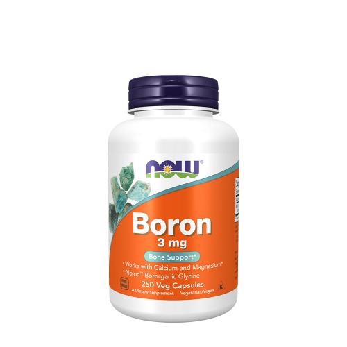 Now Foods Boron 3 mg (250 Veg Cápsula)