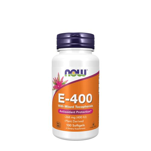 Now Foods Vitamin E-400 With Mixed Tocopherols (100 Cápsula blanda)