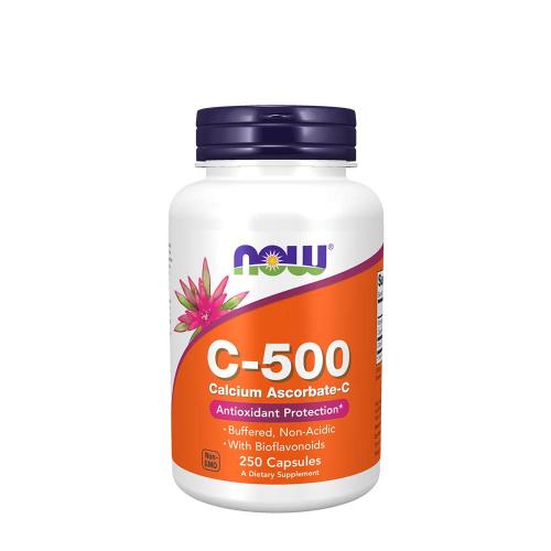 Now Foods Vitamin C-500 Calcium Ascorbate-C (250 Veg Cápsula)