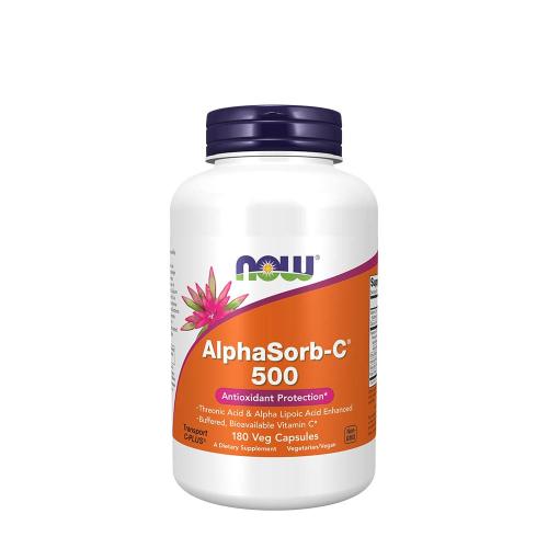 Now Foods AlphaSorb-C™ 500  (180 Veg Cápsula)