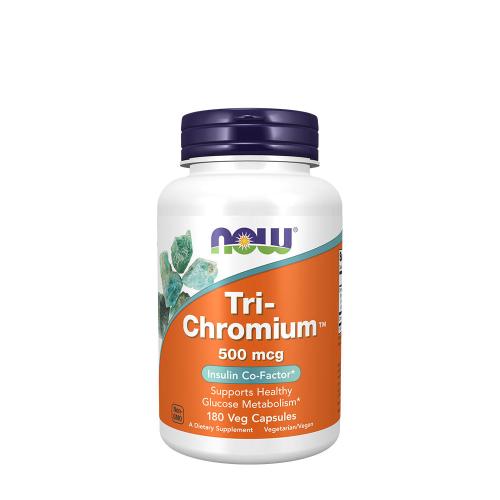 Now Foods Tri-Chromium™ 500 mcg with Cinnamon (180 Veg Cápsula)