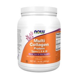  Now Foods Multi Collagen Protein Types I, II & III Powder  (454 g)