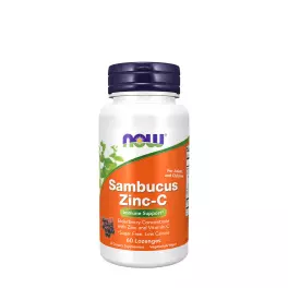 Now Foods Sambucus Zinc-C (60 Tableta para chupar)
