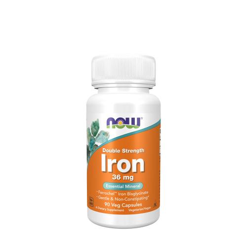 Now Foods Iron 36 mg Ferrochel(R) (90 Cápsula)