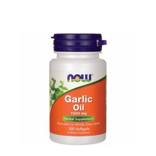 Now Foods Garlic Oil 1500 mg  (100 Cápsula blanda)