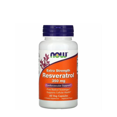 Now Foods Resveratrol Extra Strength 350 mg (60 Cápsula)