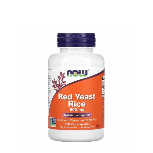 Now Foods Red Yeast Rice 600 mg (120 Veg Cápsula)