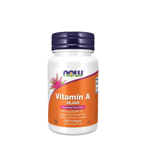 Now Foods Vitamin A 25000 IU (250 Cápsula blanda)