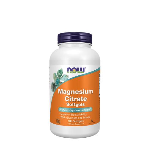 Now Foods Magnesium Citrate 134mg (180 Cápsula blanda)