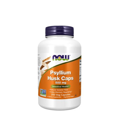 Now Foods Psyllium Husk 500 mg (200 Veg Cápsula)